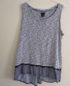 New Directions Tank Top with Layered Bottom